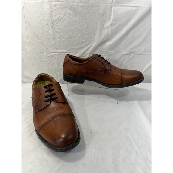 Florsheim Men's Center Cap Toe Oxfords Cognac Size 12 D - Picture 8 of 14